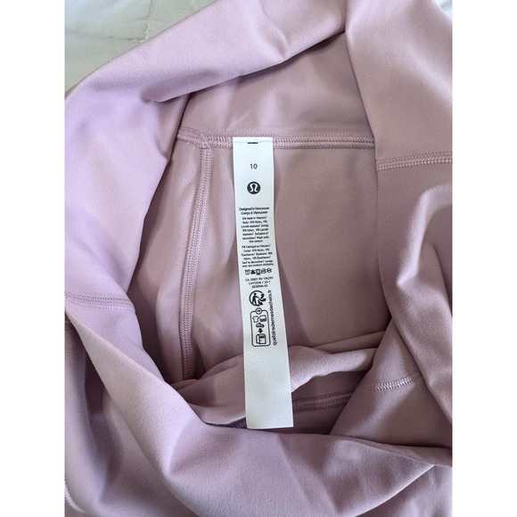 New lululemon Align High-Rise Short 6" Size 10 Pink Haze Biker Gym Yoga Nwt - Picture 5 of 7